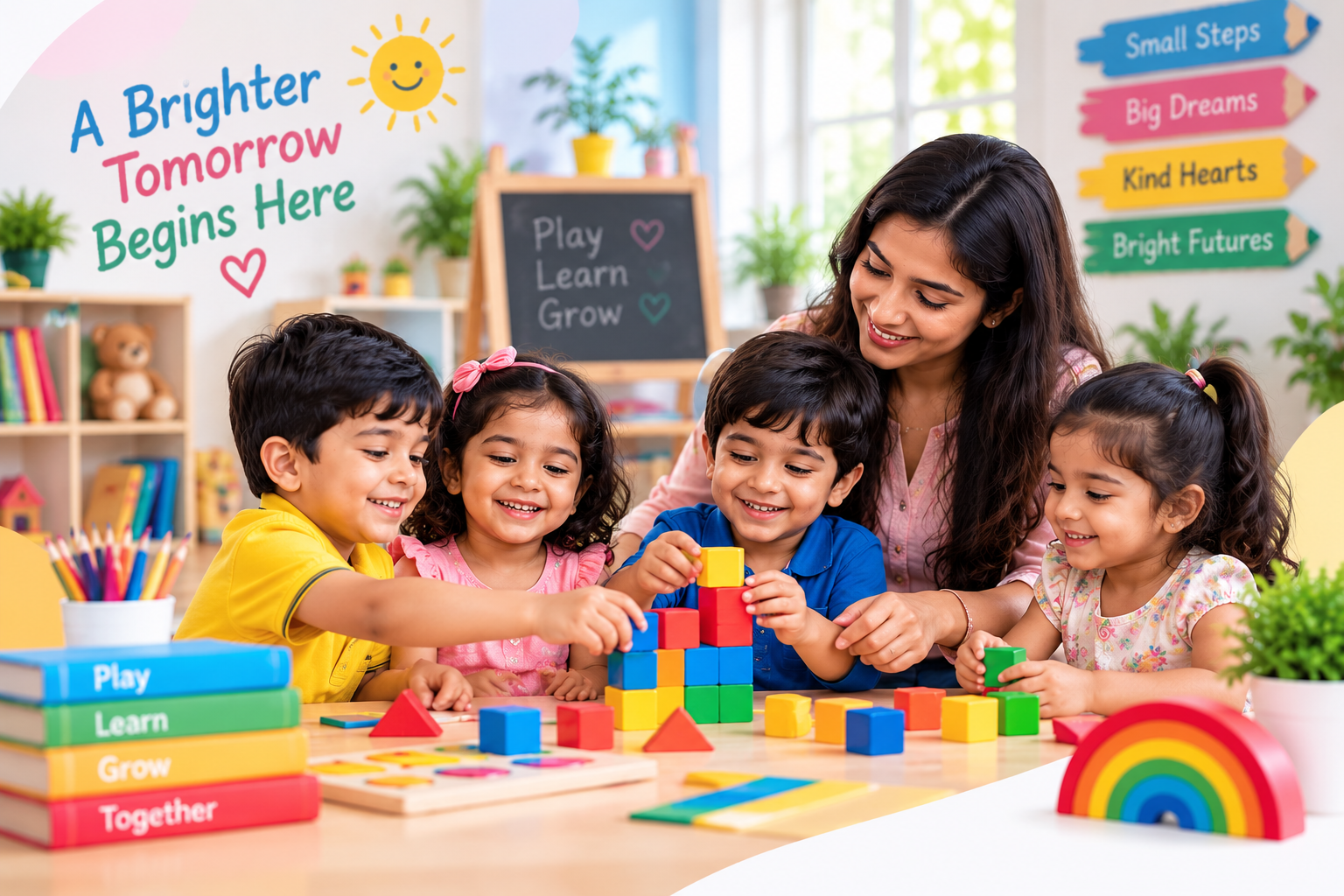 Samridya Pre-School children learning and playing